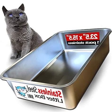 iprimio stainless steel litter box|stainless steel litter box huge.